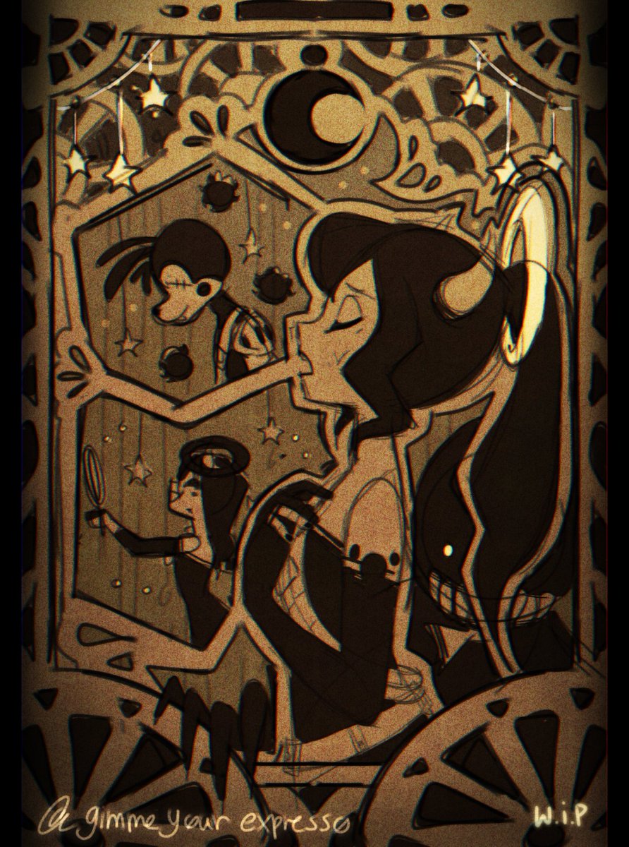 This was supposed to be like a fucking doodle so I could post it 💀
~~~
#bendyandtheinkmachine #bendyandthedarkrevival #bendy #bendyandtheinkmachinefanart #au