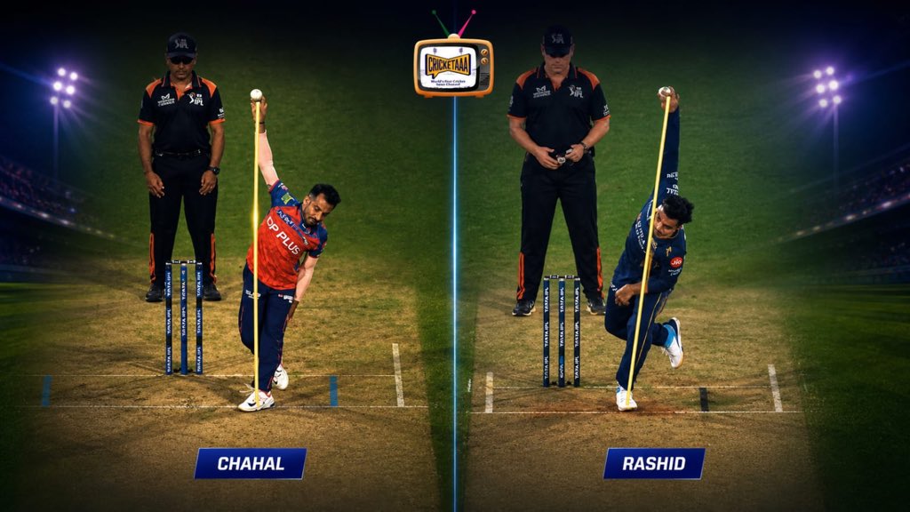 cricpredicta's tweet image. Same art, different mastery 🎯
Chahal vs Rashid — control, variation, and pure wrist-spin class on display 🔥
#Chahal #RashidKhan #SpinMagic #IPL2026 #Cricket #Cricketaa