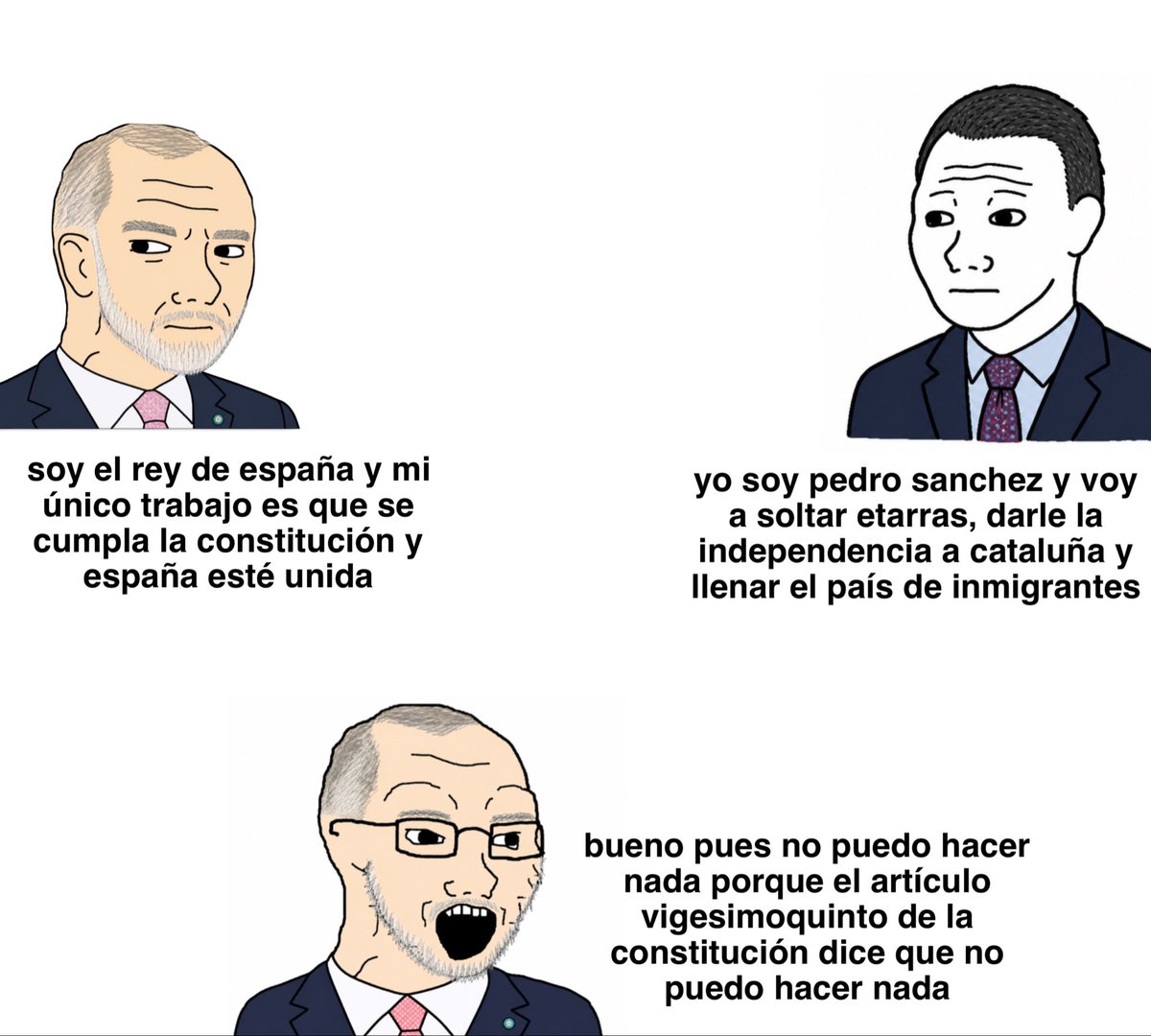 PaoloDFi's tweet photo. No queremos reyes idiotas. https://t.co/2wvsGPgMOC