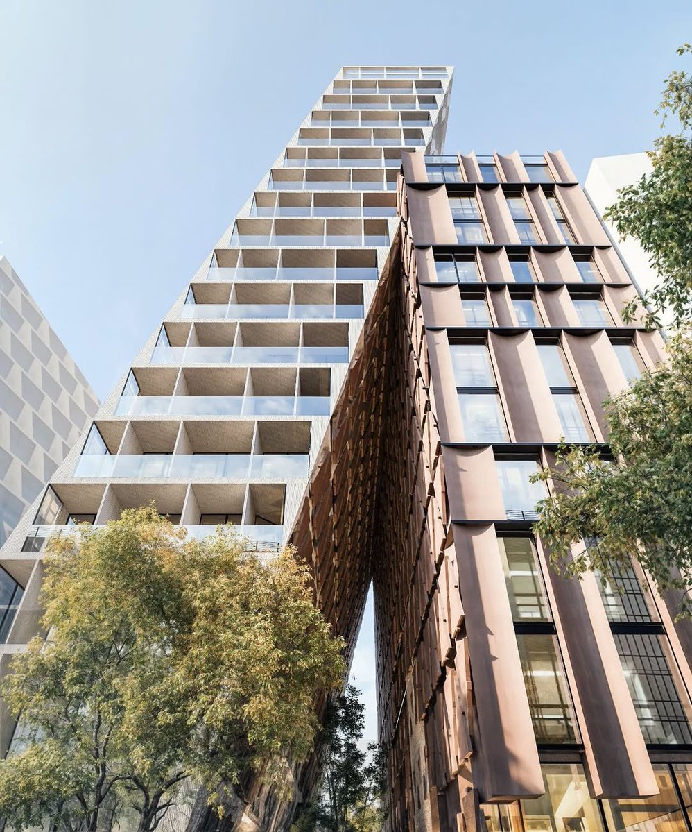 UnthinkableBld's tweet image. Façades layer depth and rhythm, blurring structure and envelope. At ground level, the void becomes a public space for movement and interaction showing architecture as a tool for shaping urban relationships.
@parametricarch 
#Architecture #UrbanDesign