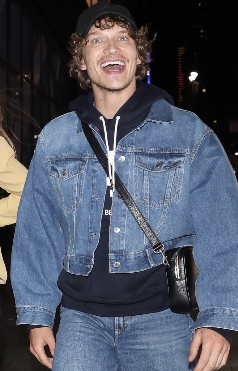 He always looks like a hibachi chef is about to throw him shrimp