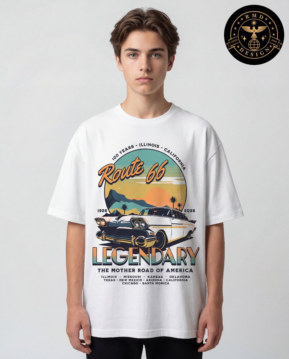 RMDDesign's tweet photo. 🥳🥳🥳🥳🥳🥳🥳🥳

Today we present to you the legendary Route 66.

The Route 66 Collection: 8 colors, 8 states!  Route 66 - 100 Years of Legendary - 1926-2026 - The Mother Road of America.

➡️ The Route 66 Collection:
https://t.co/Q8plTFS8ws

Celebrate 100 years of the legendary US Route 66 – the Mother Road of America! From Chicago to Santa Monica, through 8 states: Illinois, Missouri, Kansas, Oklahoma, Texas, New Mexico, Arizona, and California. Retro design featuring a classic 1950s vintage car, dramatic sunsets, and palm trees – available in 8 color variations, one for each state. Nostalgic, vintage, and perfect for road trip enthusiasts, Americana lovers, and anyone who feels the freedom of the open road.

The following editions are available:

1. Classic Edition

2. Retro Sunset Edition

3. Retro Toy Edition

4. French Sweets Edition

5. Candy Shop Edition

6. Ocean Sun Edition

7. Lilac Wine Edition

8. Deep Wood Edition

Welcome to RMD-Design: Perfect for anyone who wants to add more depth to their style.

Follow for new releases!

RMD-Design Shop Redbubble:
➡️ https://t.co/bZLkiC1gER

X:
➡️ https://t.co/1ebWn7mRss

@xDaily @redbubble @POTUS @FoxNews @CBSNews @BBCWorld @Weltwoche @welt