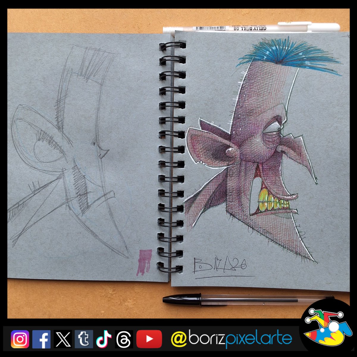 borizpixelarte's tweet image. Sk2510 - mix media
.
.
#FantasyArt
#MixedMediaArt
#CharacterDesign
#DarkFantasyArt
#IllustrationArtists