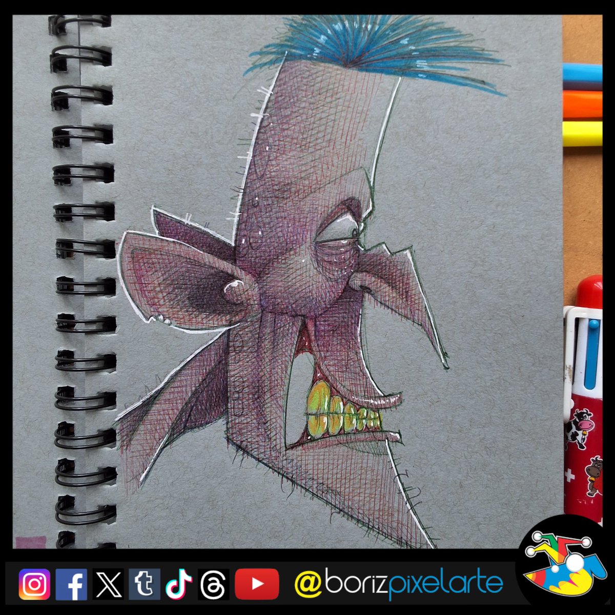 borizpixelarte's tweet image. Sk2510 - mix media
.
.
#FantasyArt
#MixedMediaArt
#CharacterDesign
#DarkFantasyArt
#IllustrationArtists