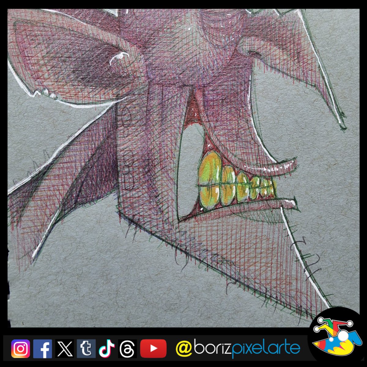 borizpixelarte's tweet image. Sk2510 - mix media
.
.
#FantasyArt
#MixedMediaArt
#CharacterDesign
#DarkFantasyArt
#IllustrationArtists