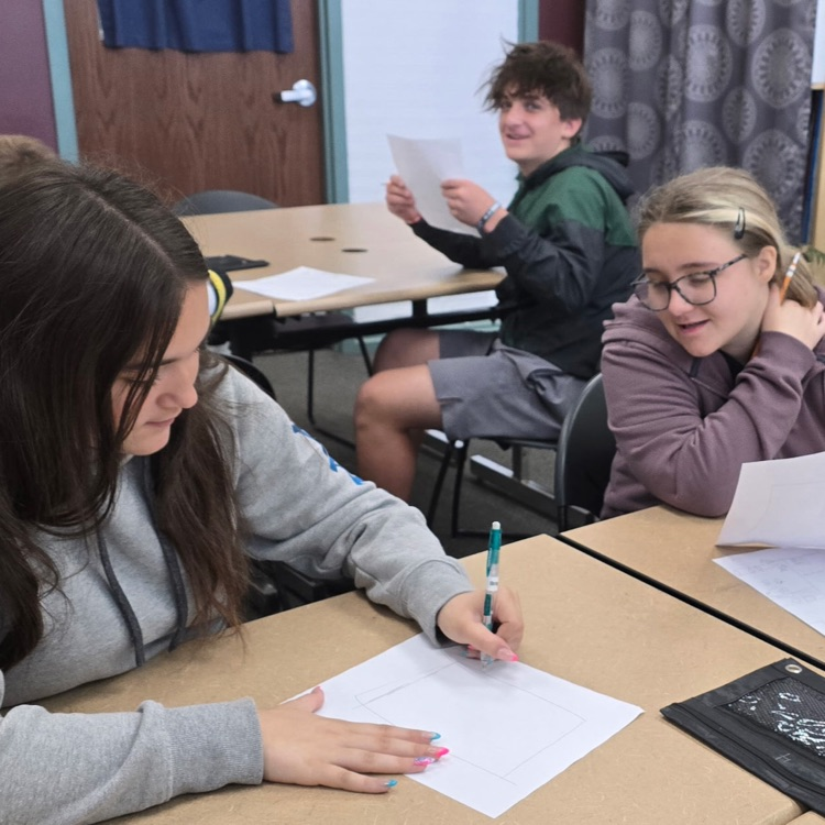 BTMS_Tigers's tweet photo. Communication plays an important role in most careers. 7th graders in Career Exploration practiced this soft skill by describing their bedrooms to a classmate who tried to draw it correctly. https://t.co/DmWBPT05Pe