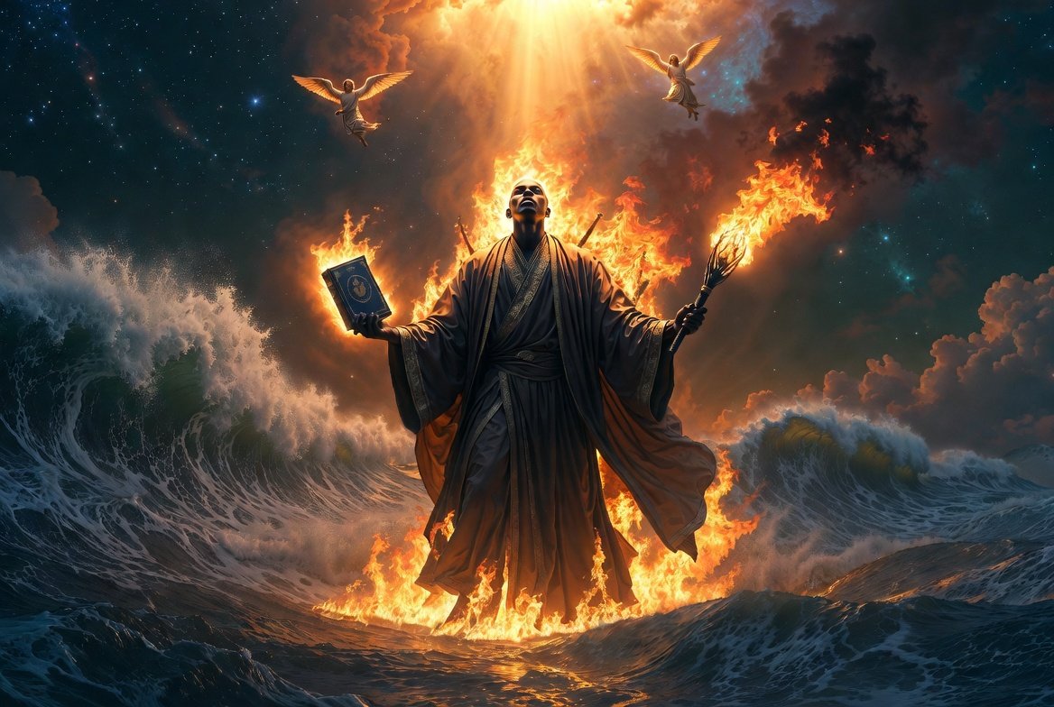 7777777ojj's tweet photo. Scroll 54: The Faith That Survives the Fire

Oyeleye watched as the age of reason rose like a great wave.

Men exalted logic.  
They questioned everything.  
Tradition, authority, even God Himself.

For a time, the wave shook him too.

Could faith stand when every belief was placed on trial?

In the secret place he brought the question—  
raw, honest, unrelenting.

And there, something deeper emerged.

---

Oyeleye realized:

> True faith is not afraid of fire.  
> It is refined by it.

Reason was never the enemy.  
Blind, unexamined belief was.

The same God who said “Come let us reason together”  
was not threatened by honest questions.

He welcomed them.

The man who once feared doubt  
now brought his doubts into the light.

He studied.  
He questioned.  
He prayed.

And slowly, what remained was not fragile emotion—  
but a faith with bones.

---

He saw clearly now.

The Enlightenment gave tools:  
logic, science, critical thought.

But tools do not create meaning.  
They only uncover it.

The laws that govern the universe  
still cry out for a Lawgiver.

The order that reason discovers  
still points to the Orderer.

Oyeleye made a quiet vow:

He would not hide from questions.  
He would face them with both his mind and his spirit.

He would love God with all his heart—  
and with all his mind.

Because a faith that cannot survive scrutiny  
was never deeply rooted.

---

The deeper he walked this path,  
the stronger he became.

He no longer feared the age of reason.  
He engaged it.

Not with arrogance,  
but with humility and confidence.

Because the God he met in the secret place  
was the same God whose fingerprint was on creation,  
on history, on truth itself.

His faith did not shrink under examination.  
It grew.

And in that growth,  
Oyeleye became a different kind of man—  
one whose belief could stand in any age.

---

Halleluyah.  
God is Love.

— OJJ  
#OyeleyeScrolls #FaithThatSurvives #Frequency77