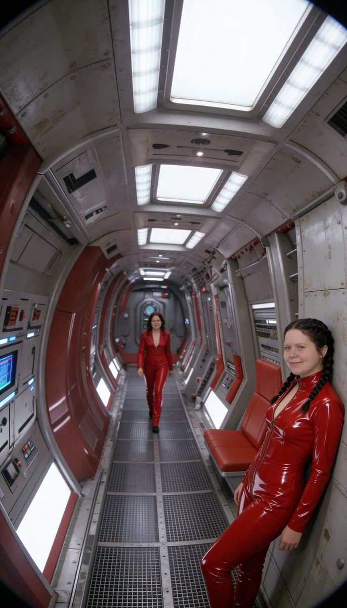 Lizzy1262629's tweet photo. "Captain Lizzy reporting for duty in this shiny red catsuit! 🚀💋
Braided pigtails, glossy latex. who’s joining me on this mission? 😉
#SpaceGirl #RedCatsuit #LatexCatsuit #SciFiCosplay #BraidedPigtails #ShinyRed #AltCosplay #PlusSizeCosplay #SpaceshipVibes https://t.co/G1Ky823mmy