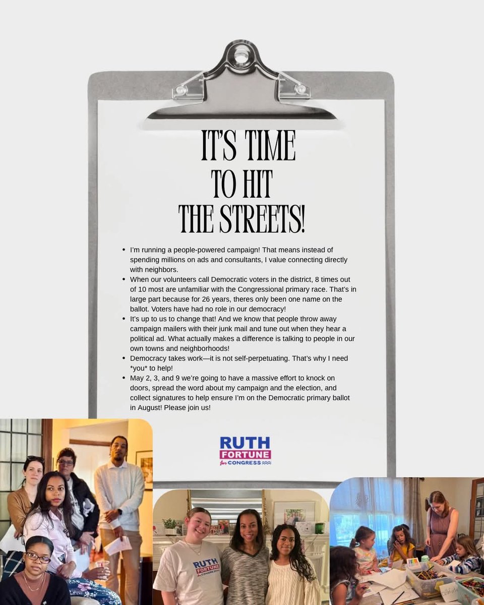 jayoung3292's tweet image. Please support my friend #RuthFortune as she petitions to get on the ballot for the #August11th #DemocraticPrimary to FINALLY unseat @JohnLarsonCT You can canvass this weekend as well as next weekend! Please sign up with the lin below! 👇👇👇