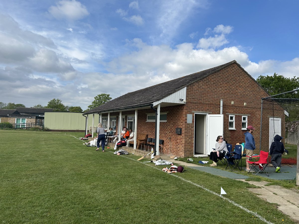 TomSmethers's tweet photo. Beautiful day, first day of the new cricket season and a win for the mighty Chrishall CC. Look forward to seeing Sandon again later in the season. Rounded off with a couple of pints in The Red Cow https://t.co/YQ1NQQBNfE