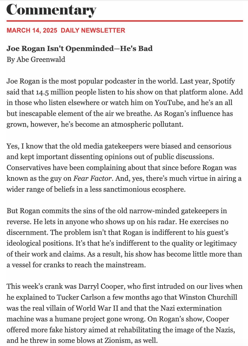 Abe Greenwald tweet media