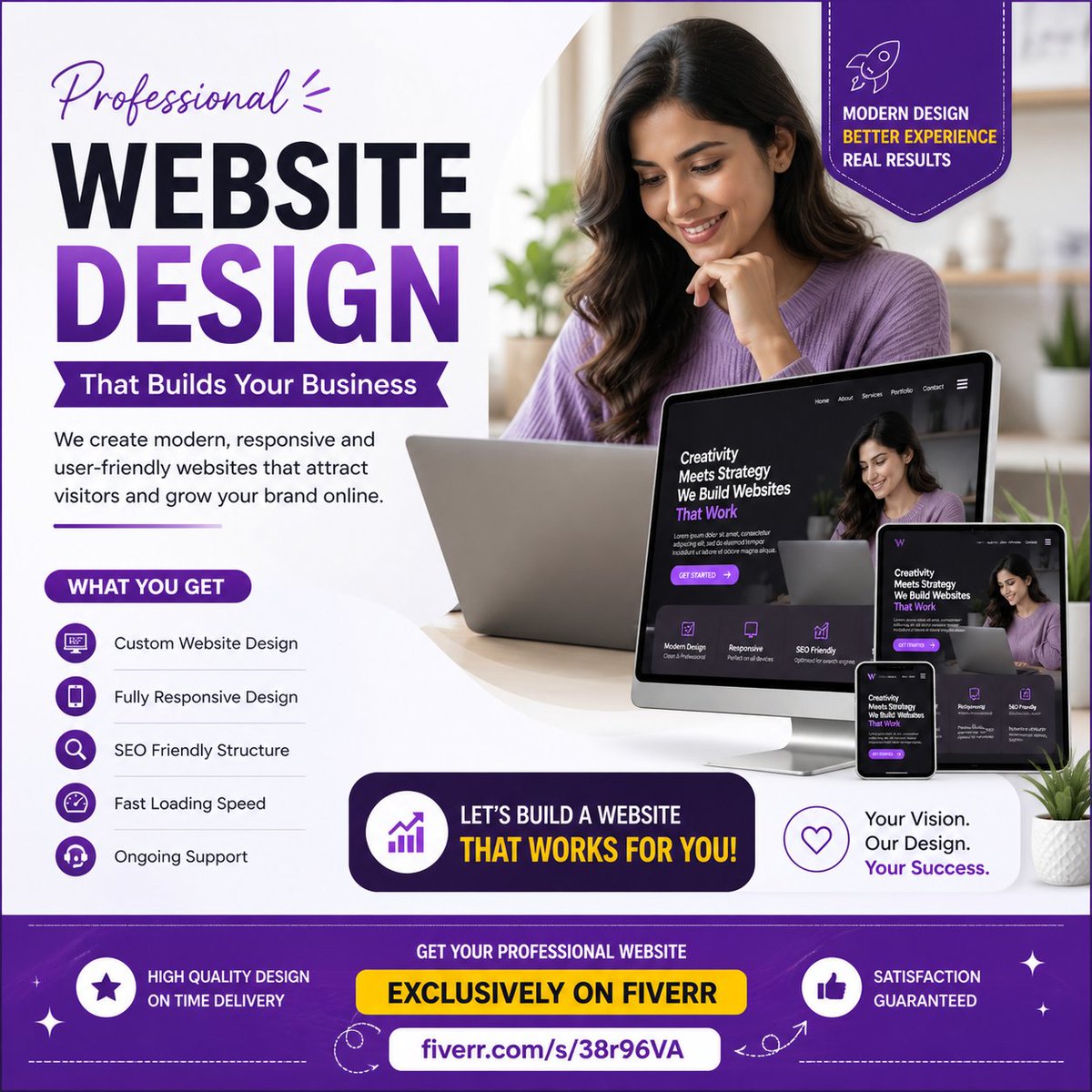 saniazkhalid1's tweet image. Get a modern, responsive, and high-converting website design that helps your business grow 
Professional web design services with fast delivery and top quality.
 fiverr.com/s/38r96VA
#WebsiteDesign  #FiverrServices #BusinessGrowth  #SEOFriendly #OnlineBusiness #Freelancer