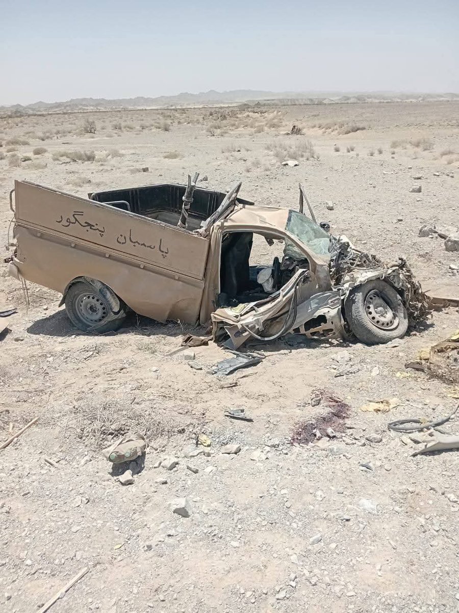TracTerrorism's tweet image. Suspected Baloch Liberation Army (#BLA) Conducts Two Improvised Explosive Device (#IED) Attacks on Security Force Vehicles in #Pasni, #Gwadar District &amp;amp; #Panjgur, Panjgur District, #Balochistan, #Pakistan
Read more: trackingterrorism.org/chatter/bla-tw…