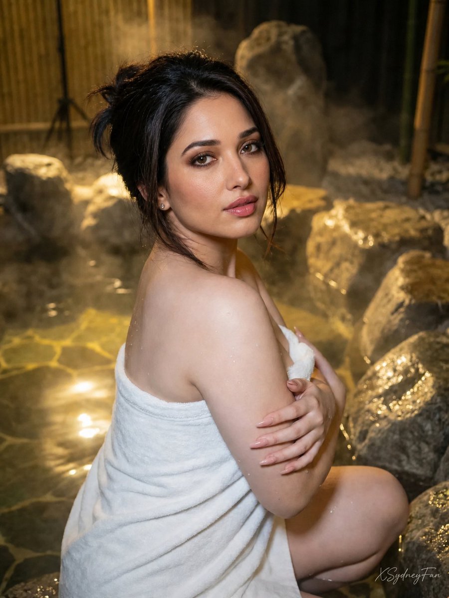 Realistic Cinematic Portrait of a Beautiful Young Woman Sitting in