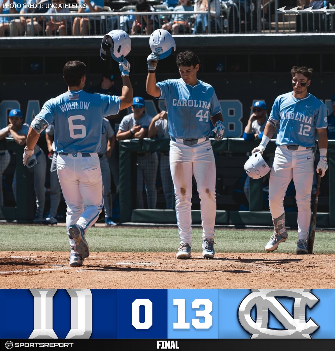 TAR HEELS WIN!!! North Carolina Baseball run-rules Duke!!