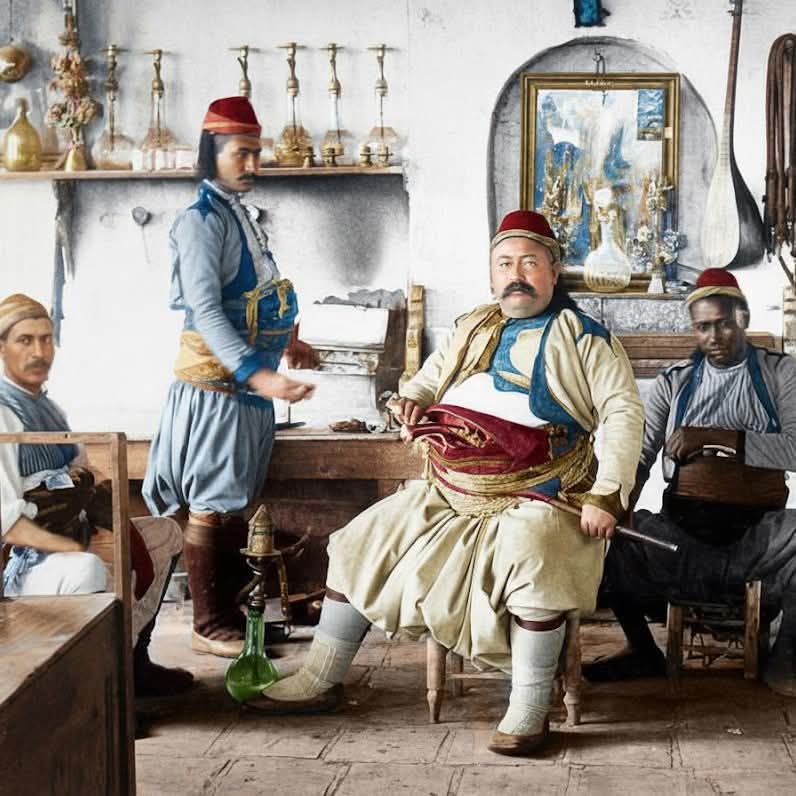 histories_arch's tweet photo. A Coffee House in Istanbul, 1889...

The first coffee house/shop in the world (Kiva Han) is said to have appeared in Ottoman Istanbul back in 1475 AD during the reign of Sultan Mehmed the Conqueror.

During 17th Century, coffeehouses became a common sight in every Ottoman city, and some villages even boasted their own. A 17th Century Ottoman travel writer, Evliya Çelebi, vividly described coffeehouses in major cities, some of which could accommodate up to 1,000 customers at once.

By early 18th Century, Europeans had successfully introduced coffee plants, which were smuggled out of Ethiopia, to their colonies in the Caribbean Sea. By the end of the century, coffee beans from the Americas began to replace those from Yemen, even in the Ottoman Empire's markets.

#archaeohistories