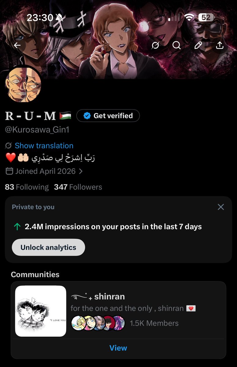 𝐑 - 𝐔 - 𝐌 🇵🇸 tweet media