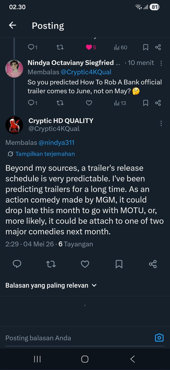 Nindya Octaviany Siegfried tweet media