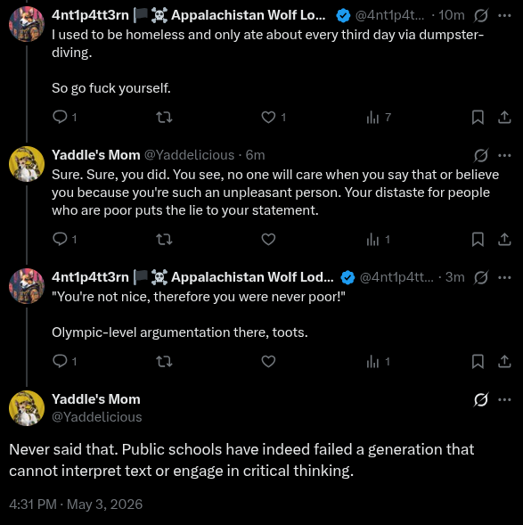 4nt1p4tt3rn 🏴‍☠ Appalachistan Wolf Lodge #47 tweet media
