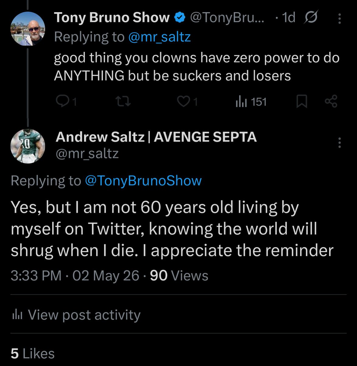 Andrew Saltz | AVENGE SEPTA tweet media