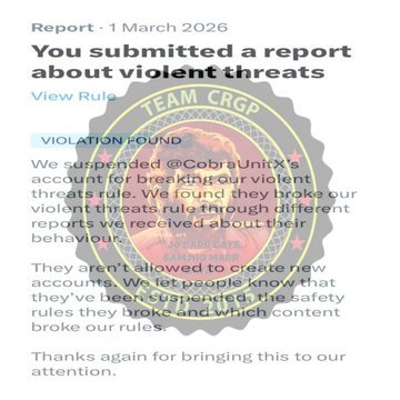 pak1231ch's tweet photo. @X @Support  @elonmusk
@Safety 

@Pak_x1 is openly ban evading from suspended @CobraUnitX!

Posting screenshots and begging to restore his banned account.

Clear Ban Evasion + Platform Manipulation.

SUSPEND THIS ACCOUNT IMMEDIATELY 🔥

#MassReport #BanEvasion https://t.co/9CGSxrme3A