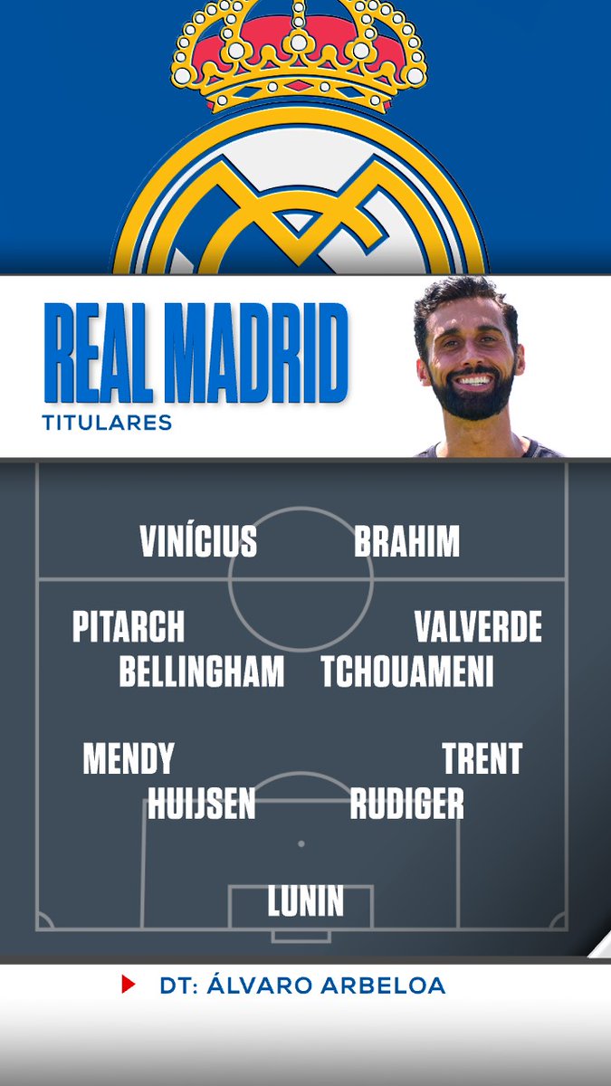SC_ESPN's tweet image. ¡¡BARCELONA PUEDE FESTEJAR!! Así forma Real Madrid para enfrentarse al Espanyol. Si el Merengue no gana, ¡el Culé se consagrará CAMPEÓN de #LaLiga!