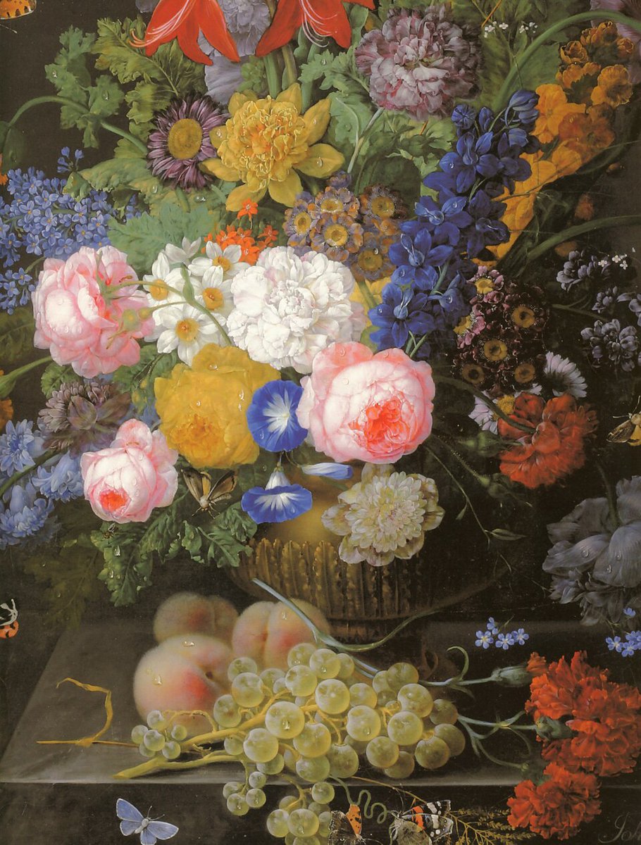 TomasMu73833924's tweet image. 'Naturaleza muerta floral'
Creación de 1808.
Técnica: Óleo sobre lienzo.
Dimensiones: 70,2 × 59,1 cm.
Ubicación: Colección privada.
Autor: Johann Baptist Drechsler (austriaco, 1766-1811)
#arts #paintings