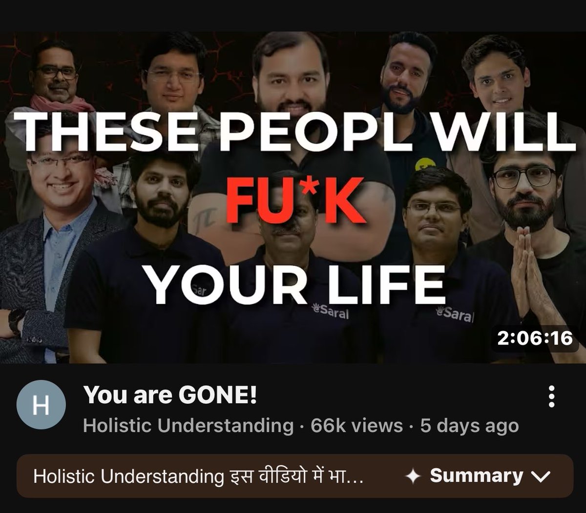 yadavjiboliye's tweet image. absolute cinema peak 💀 
Reality of education system 🤡
(Watch this video before deleted 🚩)
#IIT #upsc #pw #education 
🔗 youtu.be/rjMYRb_BXhg?si…