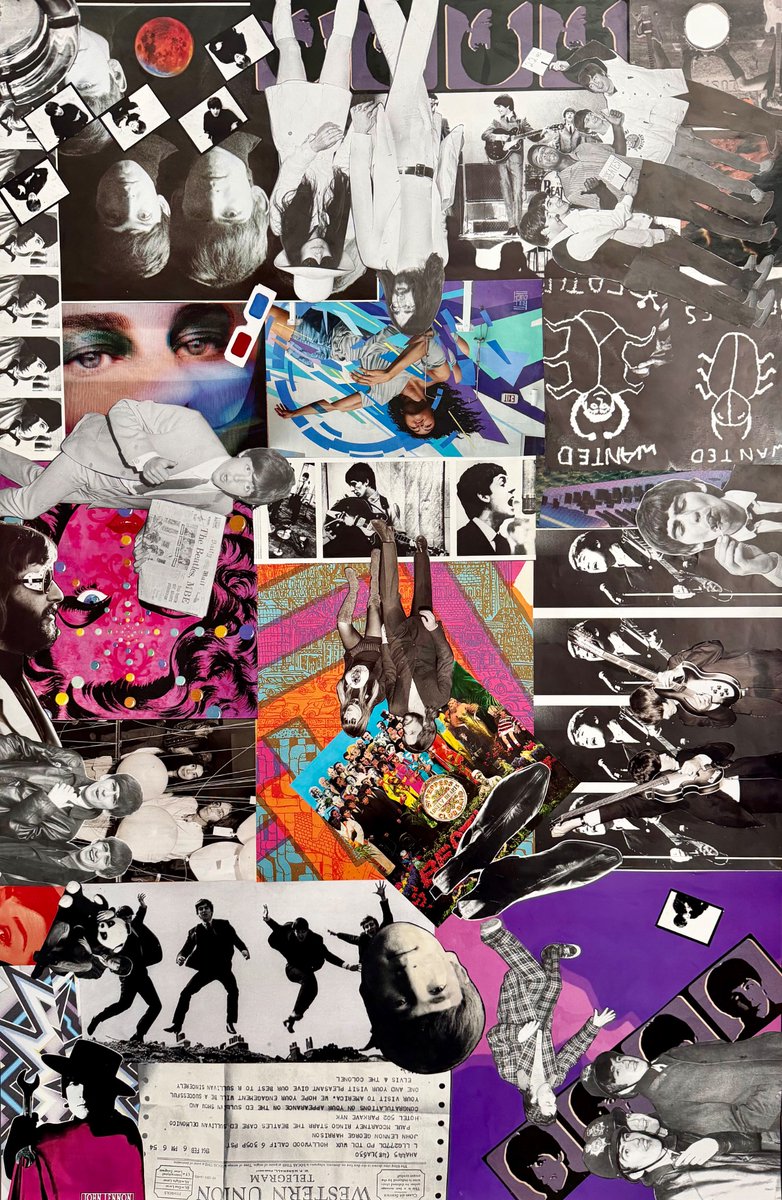 extra_kool's tweet photo. Made a Beatles collage for my friend. https://t.co/O3DoTsqEIM