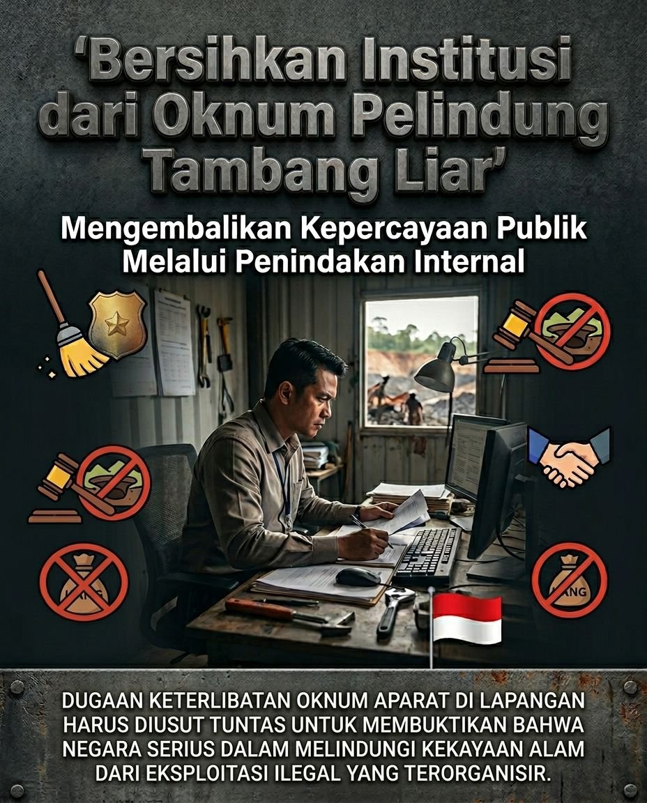 pullb3ar's tweet photo. Kepercayaan publik runtuh bukan karena hukum lemah,
tapi karena ada oknum yang bermain di dalamnya.
Kalau mau bersih, berani bersihkan dr dalam.
Tanpa itu, penegakan hukum hanya jadi formalitas.
#bangkabelitung #tambangtimah #timah #bersihinstitusi #stopkorupsi #indonesiabersih https://t.co/Lg8hgy2N8E