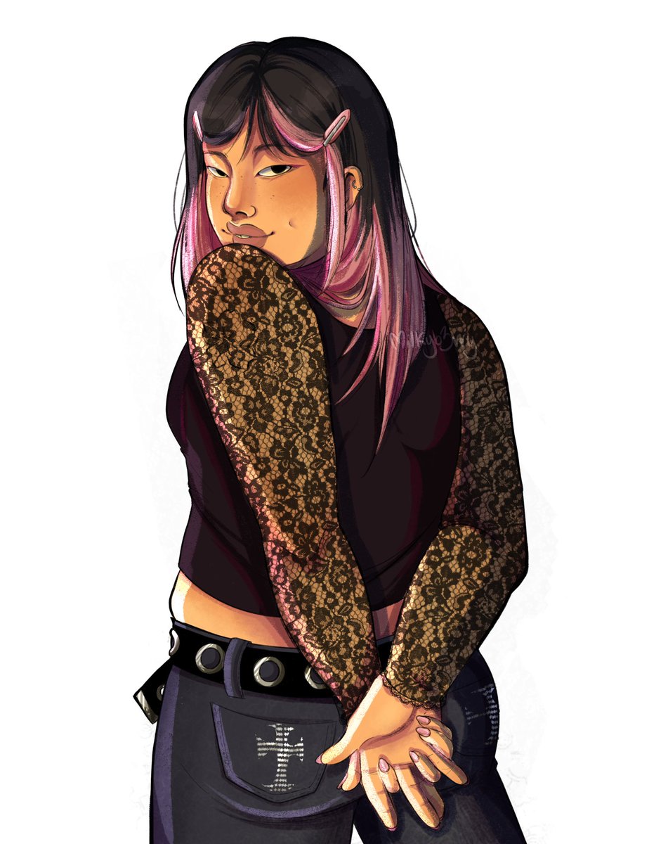 Milkyb3rryx's tweet image. Quick drawing of my OC
#digitalart #procreate #oc