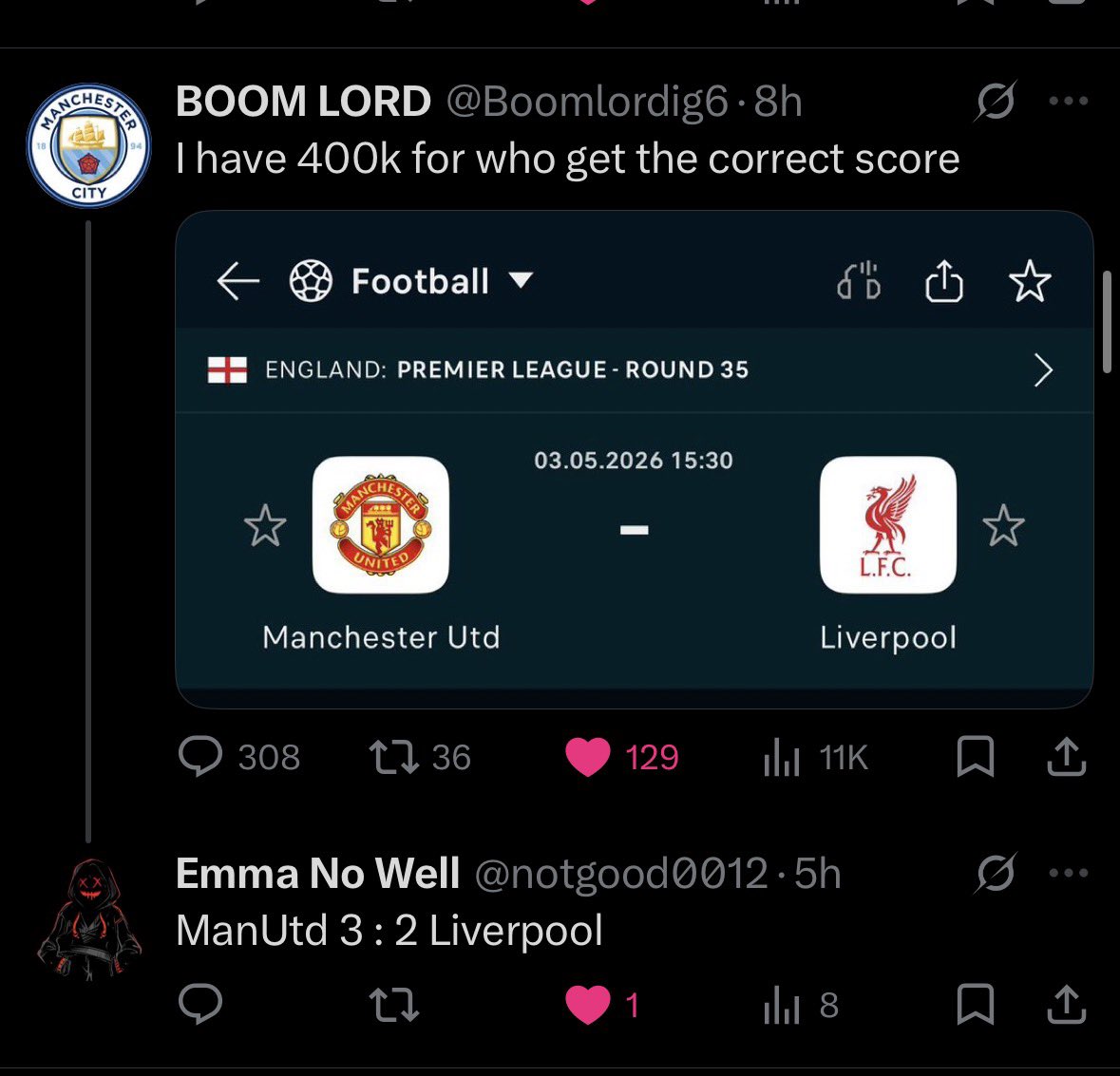 Emma No Well tweet media