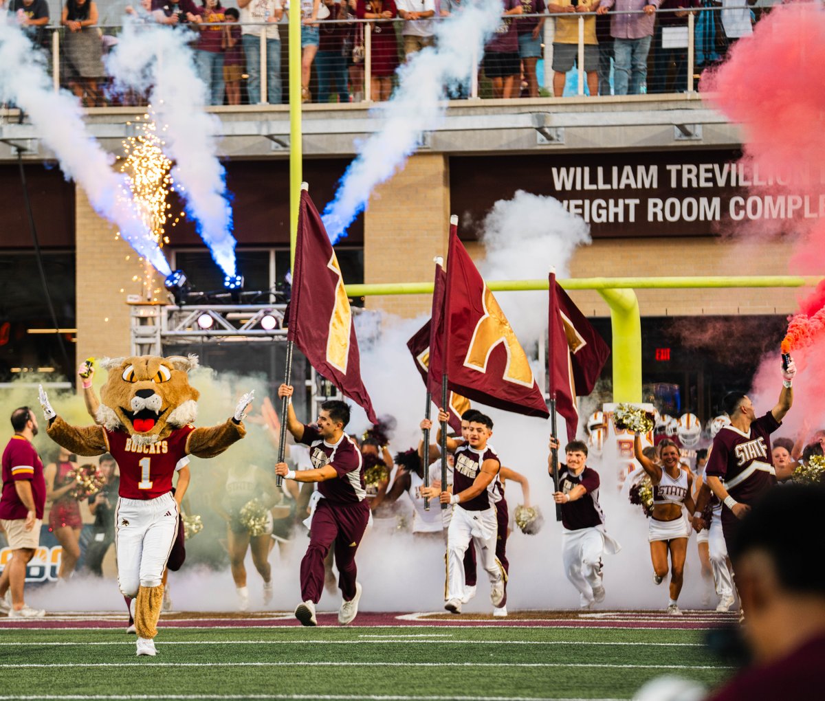 TxStateBobcats's tweet photo. Grab your crew 🤝
Lock in your seats 🔒
Let’s make this a season to remember 🏈

Get your football season tickets TODAY: https://t.co/KmptZWjJKo  🎟️ https://t.co/FQPiVNGjph