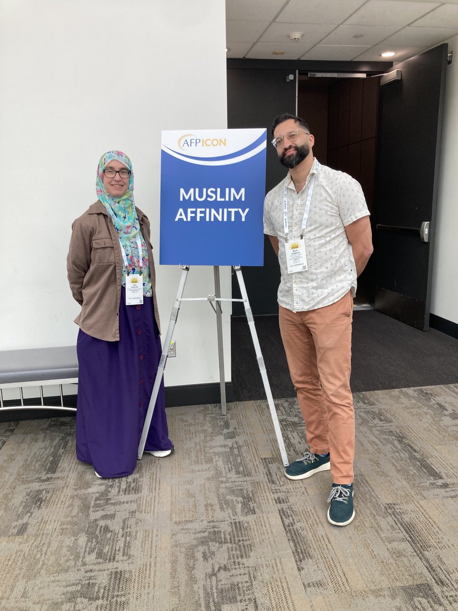 AMuslimCF's tweet photo. Last weekend, AMCF was proud to host in-person Muslim Affinity Group gatherings at AFP ICON 2026
Join our WhatsApp:
https://t.co/ay2nkWgn9s

#AMCF #AFPICON #MuslimProfessionals #Fundraising #NonprofitLeadership #CommunityBuilding #SocialImpact https://t.co/IJYvrdIJpG