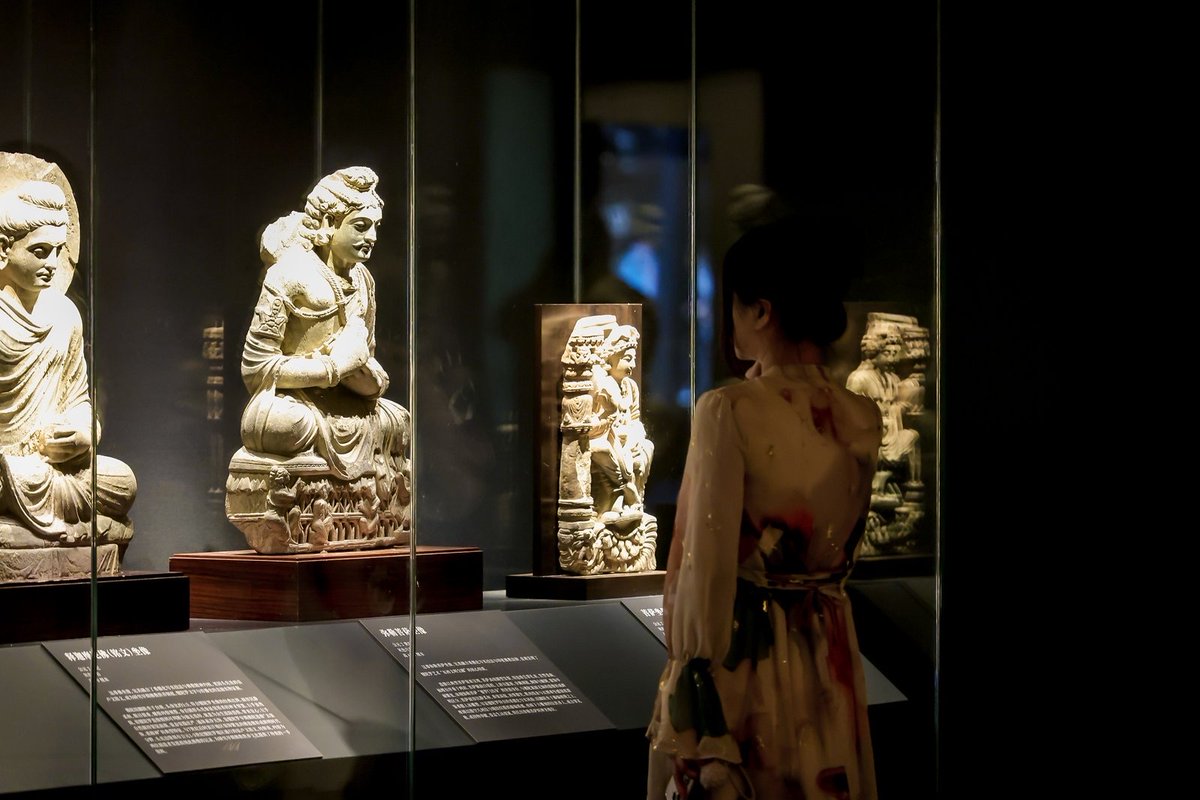 ModernExpressEN's tweet image. During this #LabourDay #holiday of China , the special #exhibition about #Gandhara Statue Art at the Dabao'en Temple Ruins Museum in #Nanjing made its upgraded debut.