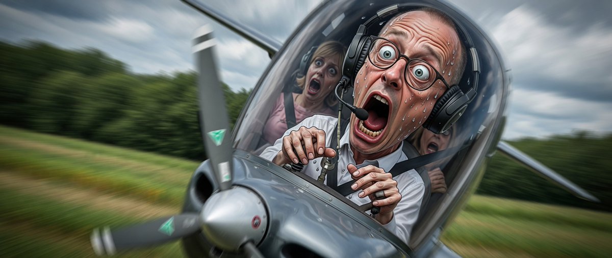 MathiasPriebe's tweet image. Merz findet in der Video-Konferenz den Knopf für den Lautsprecher nicht, hat aber einen Flugschein. Das könnte zum Problem werden. – "Hoffentlich!", ruft Ronny vom V-Leute-Stammtisch Ostsachsen gerade dazwischen. 
#Priebshow #Satire