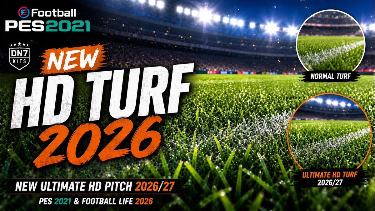 pesfiles_com's tweet image. PES 2021 Ultimate HD Pitch Season 2026 by All Makers
pes-files.com/pes-2021-ultim…

High-quality pitches and grass for #PES2021
#eFootball2026 #PES2021 #eFootball #pesfiles #PES2017 #PES