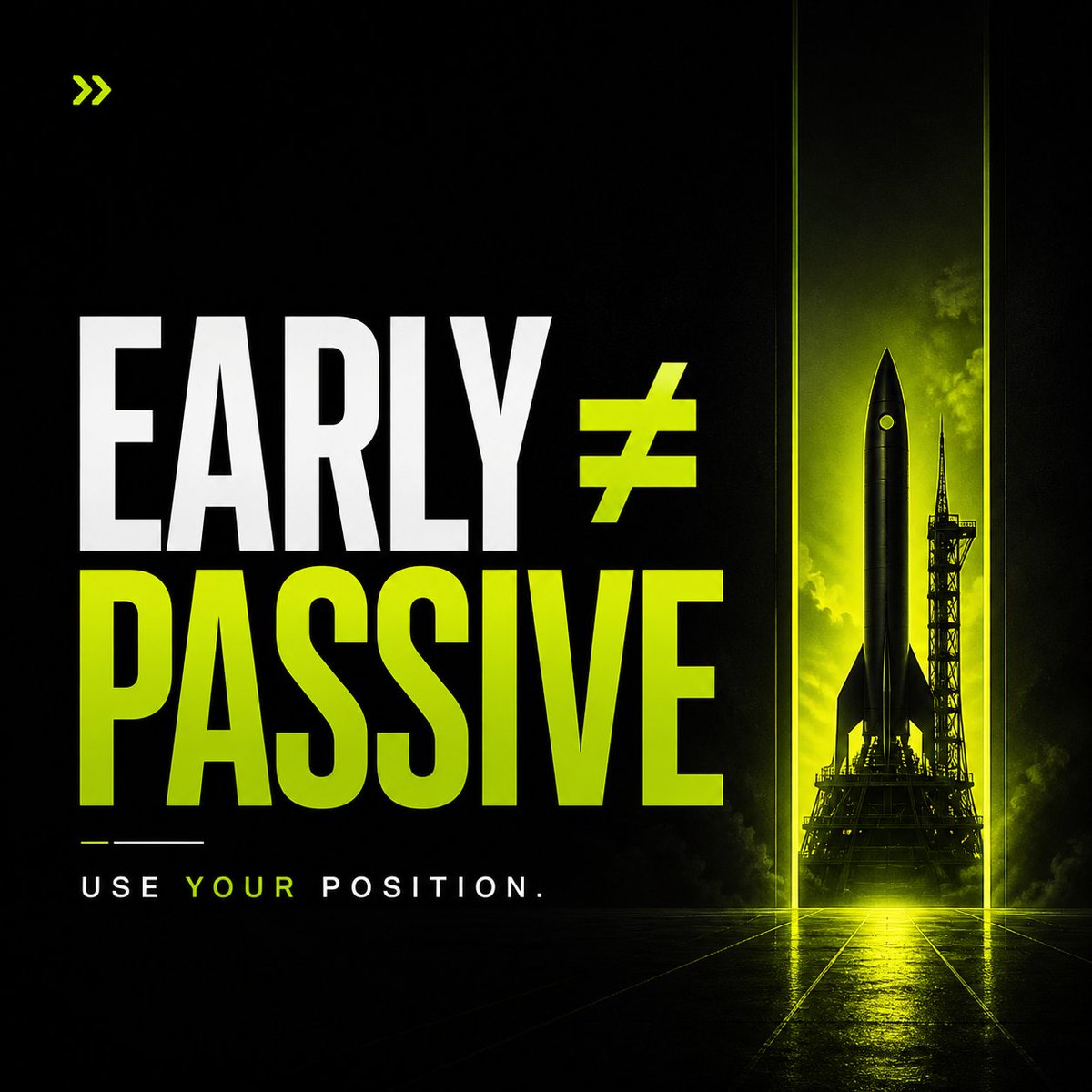 TheQueenCrypt's tweet photo. If you are early in a project and all you do is “GM”…

You are wasting your position.
Early = opportunity. Use it.

#Web3 #Crypto #Builders #EarlyStage https://t.co/Es5xruSx0M