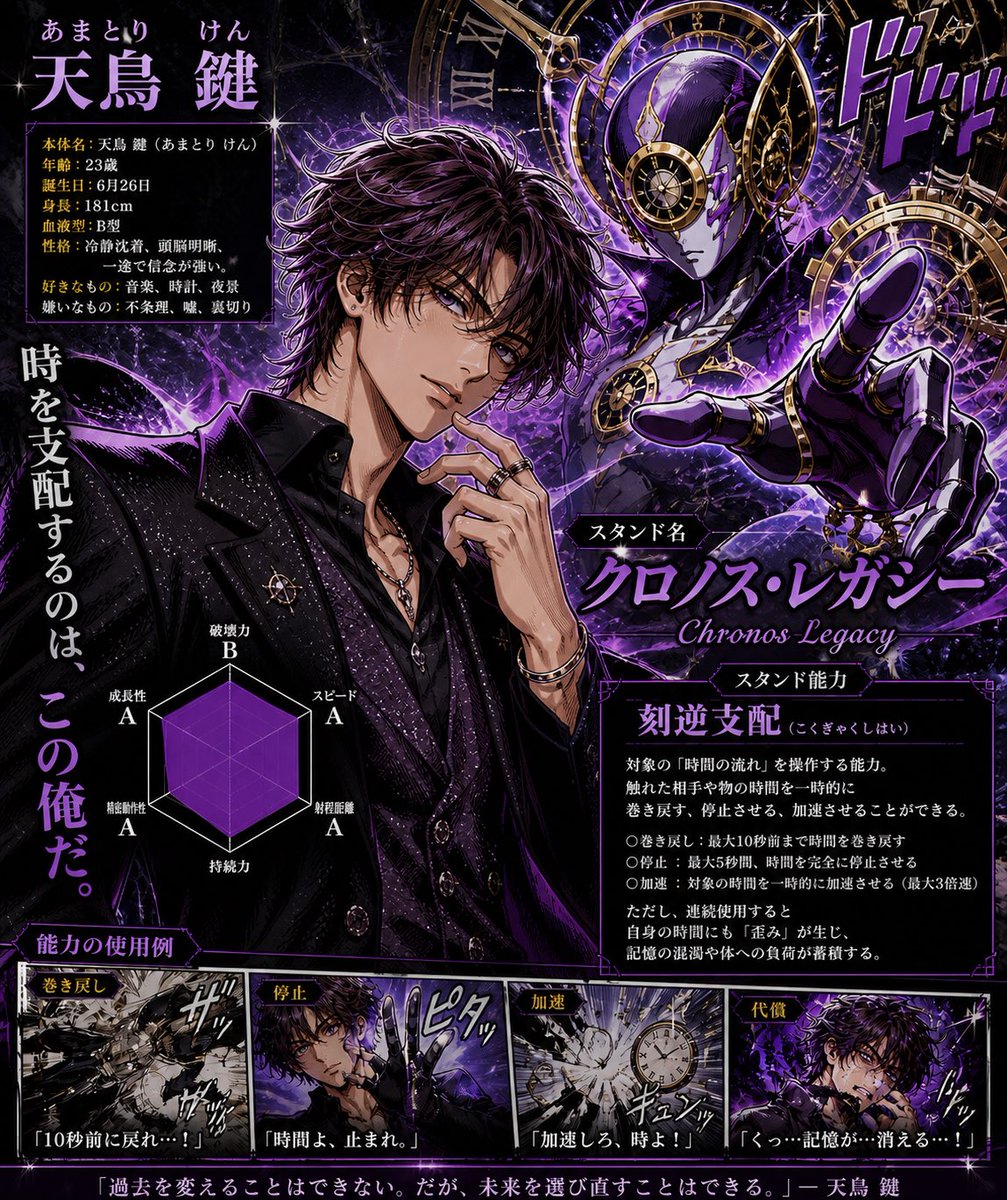 ken_amatori's tweet image. 厨二病ジョジョ好きには刺さるよね。。
#ジョジョ
 #ジョジョの奇妙な冒険  #jojo  #ai  #Chatgpt  #チャッピー #画像生成