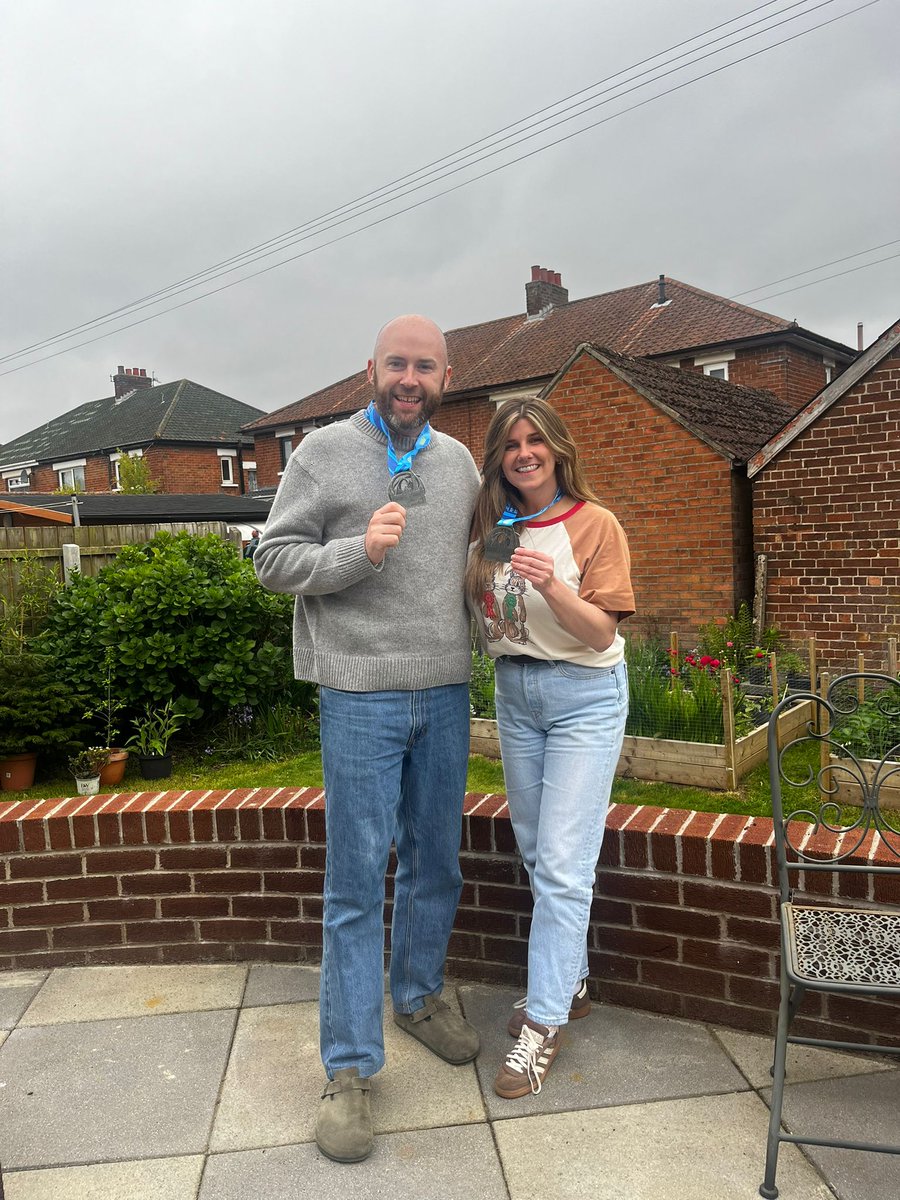 AcpRvh's tweet photo. Super proud of Rebecca &amp; Anthony for smashing the Belfast marathon today. Not only brilliant at work but absolutely inspiring outside of it too💪@belfasttrust https://t.co/RW8HIOSv1F