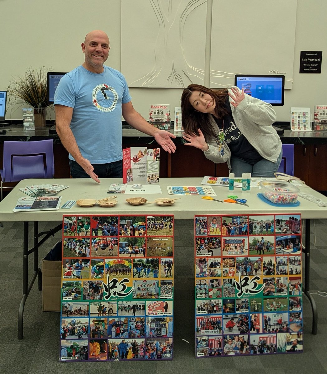 NijiIroSchool's tweet image. We have a table at the Asian American Pacific Islander Fest at the Farmington Community Library today. Stop by to play beans and chopsticks or make a Koinobori necklace! #LivoniaPride #GoldenWeek #ChildrensDay #AAPI #AsianAmericanPacificIslanderHeritageMonth