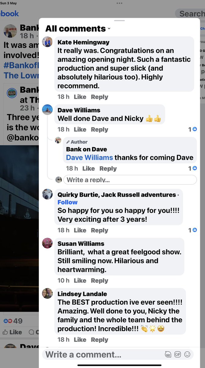 Bank on Dave tweet media