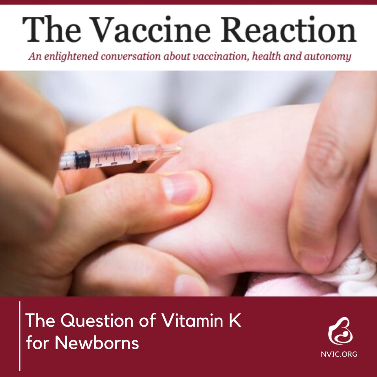 NVICLoeDown's tweet photo. @ValerieAnne1970 The Question of Vitamin K for Newborns
| TVR Archive | August 11, 2016 https://t.co/xGURDCABB6
Also see: #NVIC FAQ's About Injections and Vaccines at Birth, Refusal and Coercion, Child Abuse and Neglect - https://t.co/33rinK5xK8
#Newborns #Babies #VitaminK #HepititisB https://t.co/9zzTk0AcYk