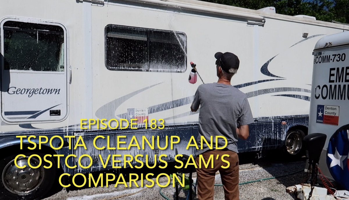 GetOutInLife's tweet photo. A new video premieres tonight at 5:00 PM Central.  Come join us for the live chat!

TSPOTA Cleanup and Costco Versus Sam’s Comparison - Ep. 183
https://t.co/YY2cNHKABV https://t.co/VowRKsBaEU