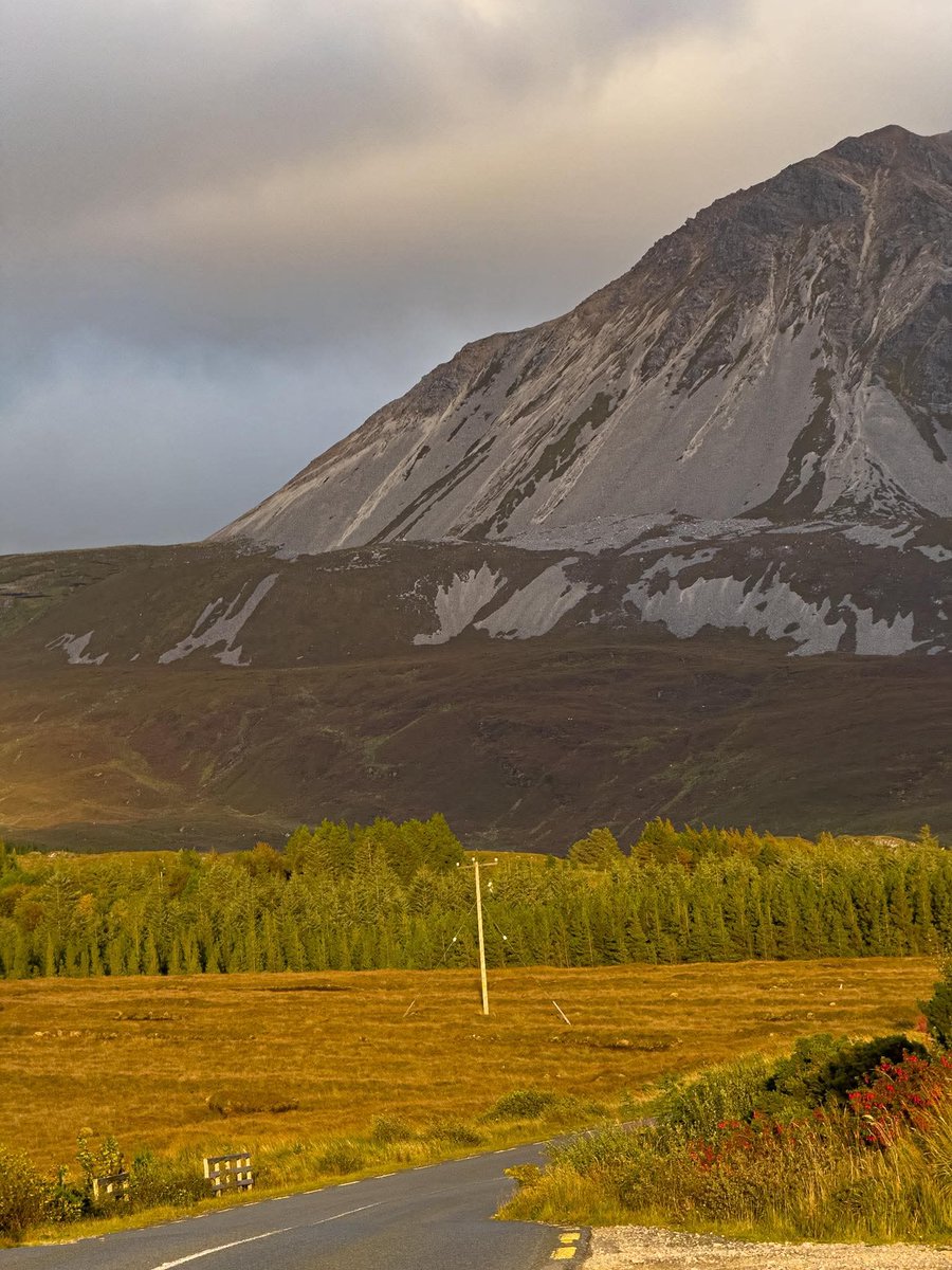 ThisIsIreland3's tweet image. 📍Errigal is the highest peak in Co. Donegal, Ireland 🇮🇪 

It is a very beautiful place &amp;amp; is popular with visitors. Errigal is known for its shiny rocks, which can look pink &amp;amp; gold when the sun shines on them ⛰️

📸 Ireland Explorer

#Ireland #Donegal #Errigal #Beauty