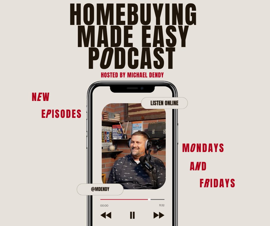 MichaelDendy's tweet photo. Most folks walk into homebuying blind, but you don't have to. We drop new episodes every Monday and Friday to give you the straight talk you deserve. Listen in and keep your cash.

NMLS# 1632279 | Edge Home Finance LLC | NMLS# 891464 | Equal Housing Lender #Podcast https://t.co/wc5aKe9wMa