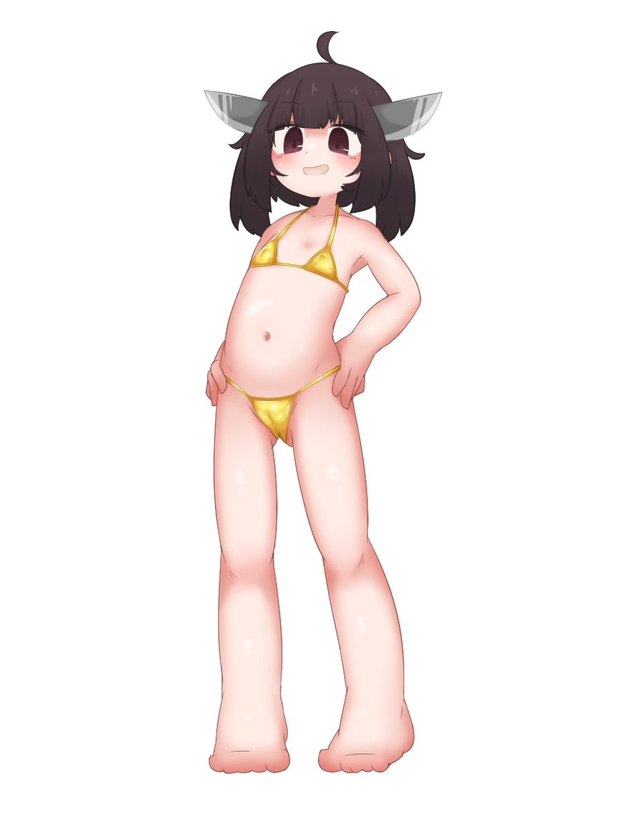 NOTOR_2's tweet photo. 金ビキニきりたん https://t.co/JY7b5M33dk