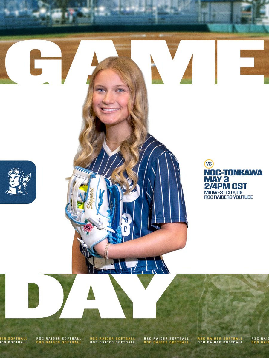 RSC_Softball's tweet photo. 🥎| Almost GaMeTiMe⏰

🆚 NOC-Tonkawa
📅 Sun, May 3
⏰ 2/4 pm CST
🏟️ Raider Softball Field
📍 Midwest City, OK
🎥 https://t.co/NZfazUsFKC

#FIRE | #Season2026 https://t.co/h5eqf7aYYk