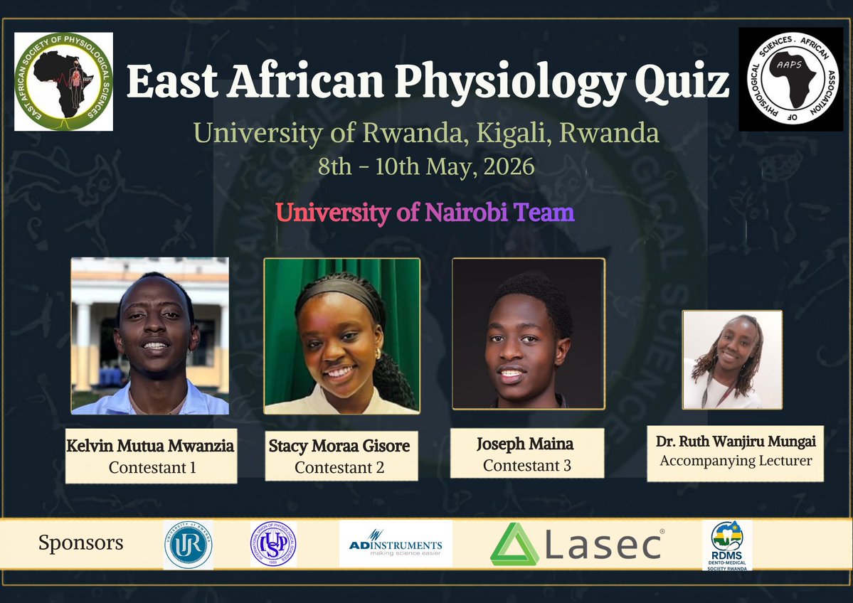 East African Society of Physiological Sciences tweet media