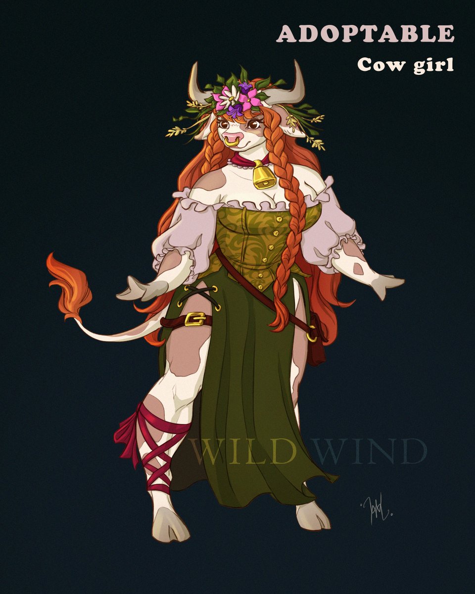 W_Wind9's tweet photo. I offer for purchase an adoptable one with a cow girl design. Price: $40. https://t.co/yPfgPZZaVk